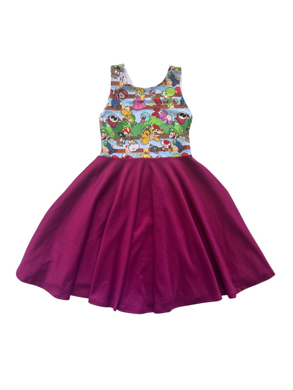 Malia + Kai Super Mario Bros Dress Size 7